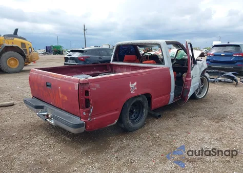 1989 Chevrolet Gmt-400 C1500 z USA, uszkodzony, nr VIN 1GCDC14Z7KZ214800